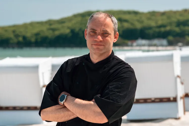 Thomas Fietz, breakfast manager at Rugard Thermal Strandhotel on Binz beach