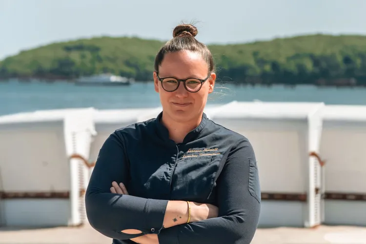 Executive chef Johanna Schmull of Rugard Thermal Strandhotel on Binz beach