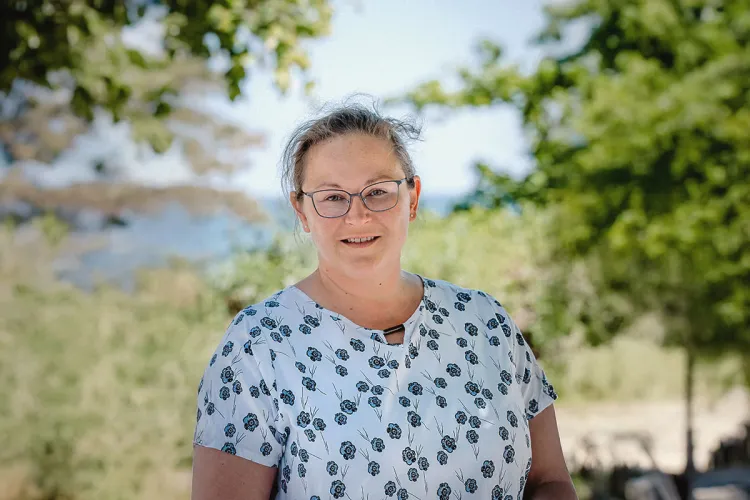 Mandy Lachmann, head of reservations at Rugard Thermal Strandhotel on Binz beach