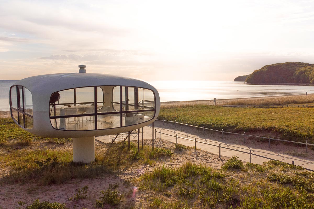 Müther-Turm am Strand von Binz – Rugard Thermal Strandhotel orientiert sich an EarthCheck und Green Key